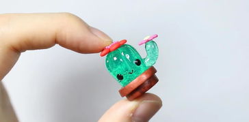 萌翻朋友圈！DIY树脂仙人掌手工艺品，让生活充满可爱绿意